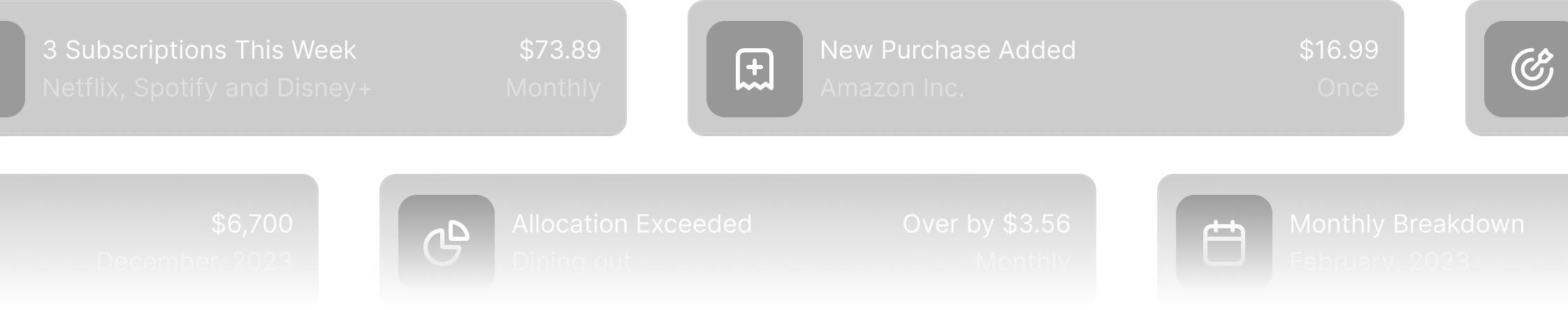 Receive notifications about everything that matters to you.